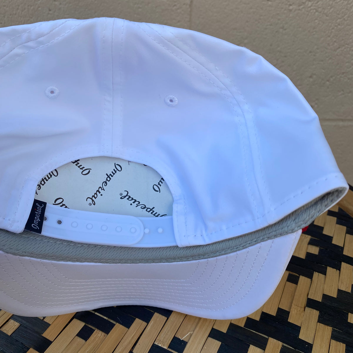 White Old School Rope Hat PODUNK