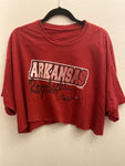 Women’s Crop Arkansas Razorbacks / Size XL