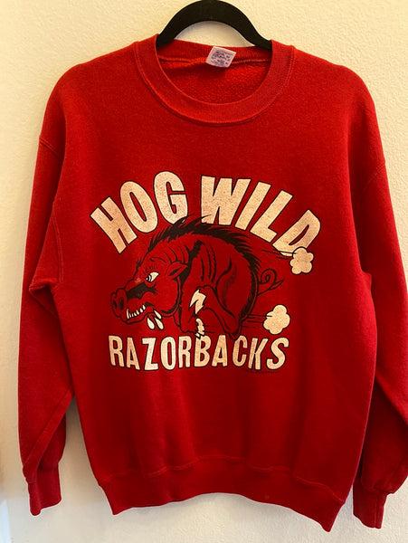 Hog Wild Razorbacks Sweatshirt  / Size L