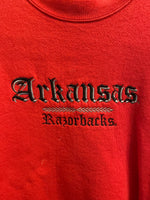 90's Embroidered Arkansas Razorbacks Vintage / Size XL