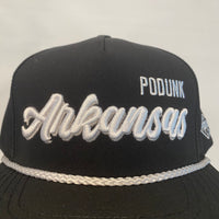 Podunk Arkansas Snapback / Black