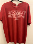 Washed-Worn look Arkansas Razorbacks / Size XL