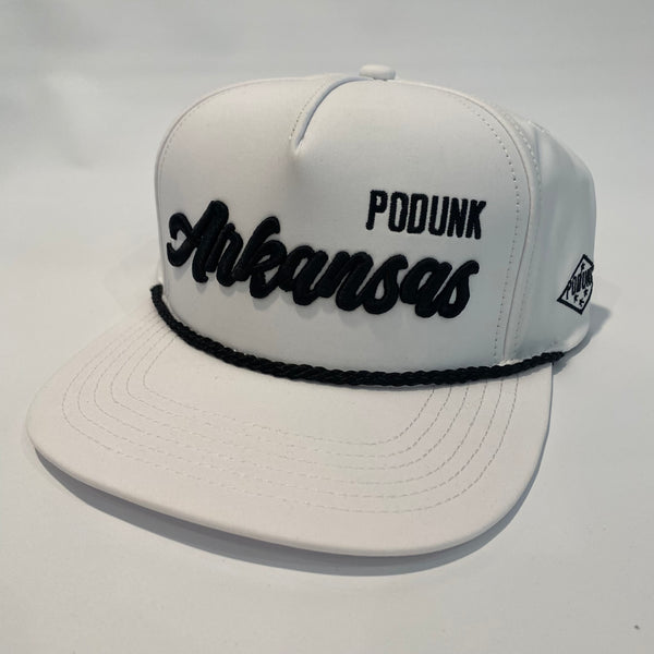 Podunk Arkansas Snapback / White