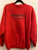 90's Embroidered Arkansas Razorbacks Vintage / Size XL