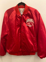 Vintage Nylon Arkansas Razorbacks Jacket / Size L