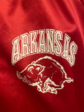 Vintage Nylon Arkansas Razorbacks Jacket / Size L