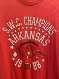 SWC Champions Arkansas 1988 / Size L