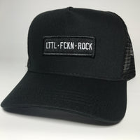 LTTL FCKN ROCK Black on Black Trucker