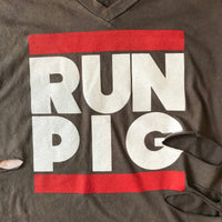 RUN PIG / Women's Distressed