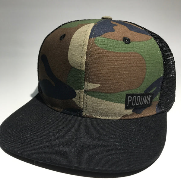 The Camo PODUNK Trucker Hat